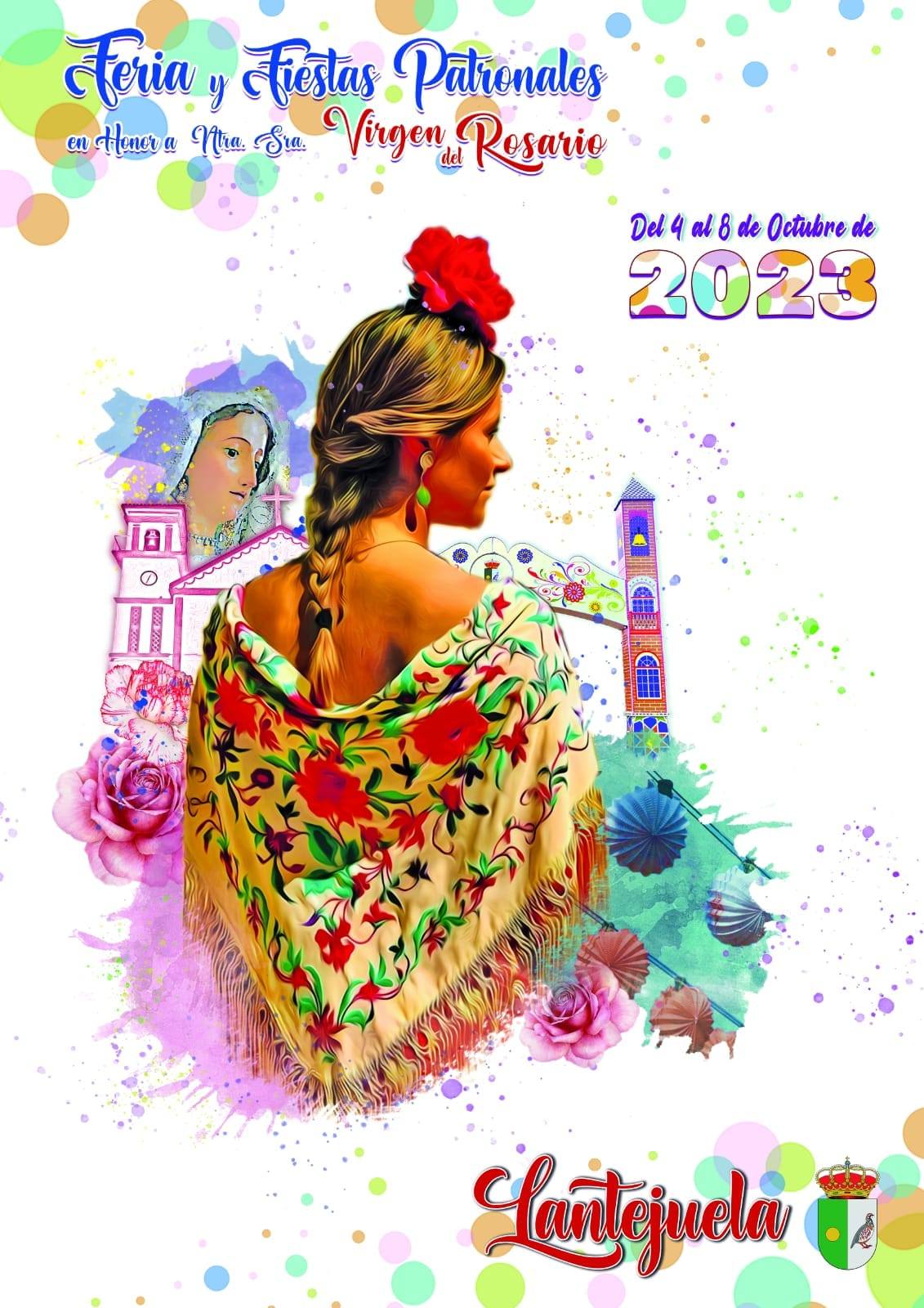 Feria y fiestas patronales en honor a Nuestra Señora del Rosario 2023 La Lantejuela